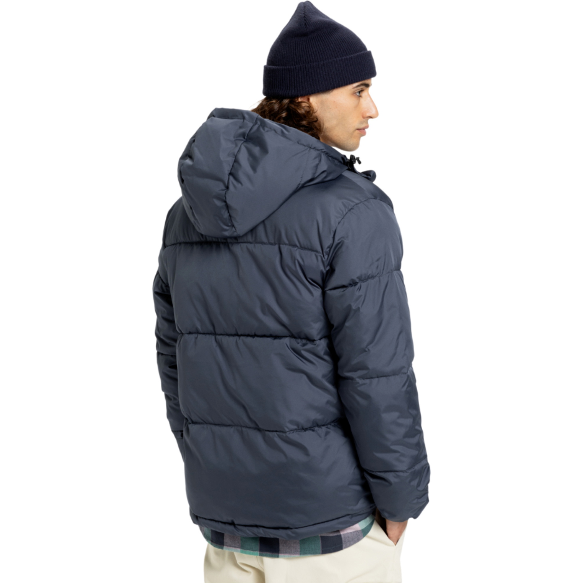 2025 Quiksilver Mens Cold Days Puffer Jacket EQYJK04173 - India Ink